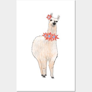 I'm a Llama & I'm Pretty Posters and Art